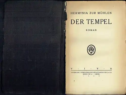 Hermynia zur Mühlen: Der Tempel. 