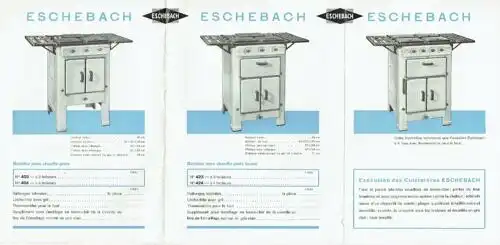 Eschebach Une Cuisinière moderne. 
