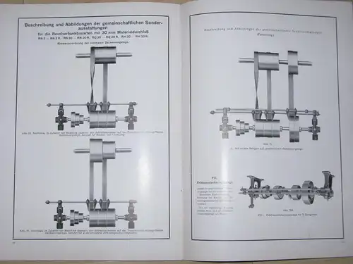 2 Prospekte: Revolverdrehbänke mit 30 mm Materialdurchlass / Universal-Revolverdrehbänke RN. 