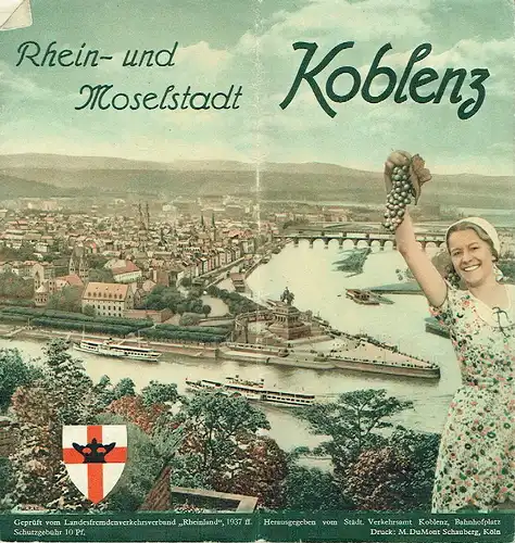 Rhein- und Moselstadt Koblenz. 