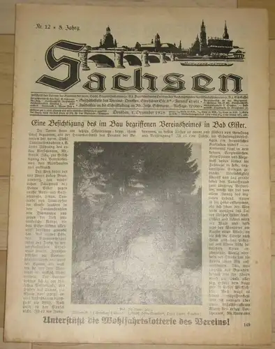 Sachsen
 Zeitschrift des Vereins der Beamten der vorm. Sächs. Staatseisenbahn, Bezirksverbandes Dresden des Reichsverbandes der Eisenbahnvereine, Sitz Kassel. 