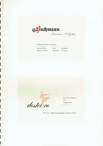 J. Kaufmann
 P. Kunz: Buchdruckerfachschule St. Gallen
 Satz- und Druckmuster. 