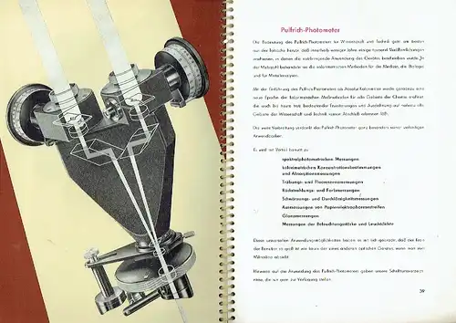 ohne Autor. Hrsg.: VEB Carl Zeiss Jena: Optische Messgeräte für Wissenschaft und Technik. 