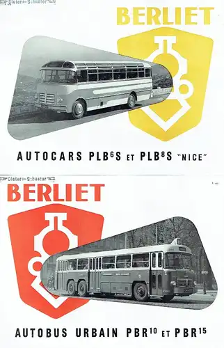 Berliet - Autobus et Autocars. 