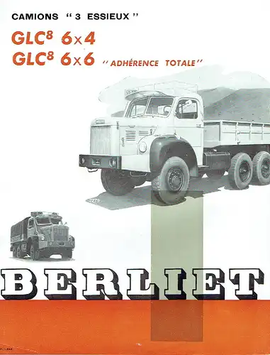 Berliet - GLC8 6x4 und GLC8 6x6. 