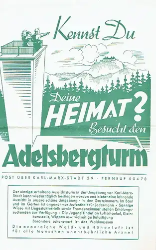 Besucht den Adelsbergturm
 Kennst Du Deine Heimat?. 