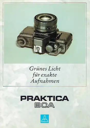 Grünes Licht für exakte Aufnahmen
 Praktica BCA. 