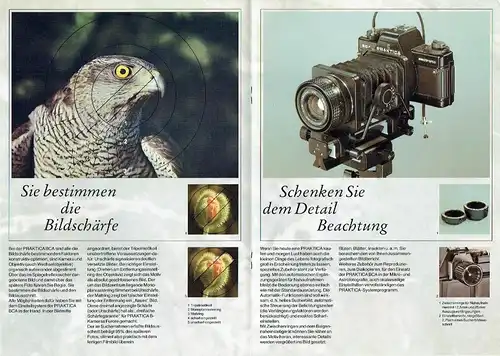 Praktica BCA
 Grünes Licht für exakte Aufnahmen. 