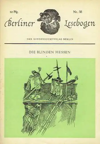 Die blinden Hessen
 Berliner Lesebogen, Heft 58. 