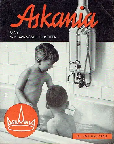 Askania Gas-Warmwasser-Bereiter. 