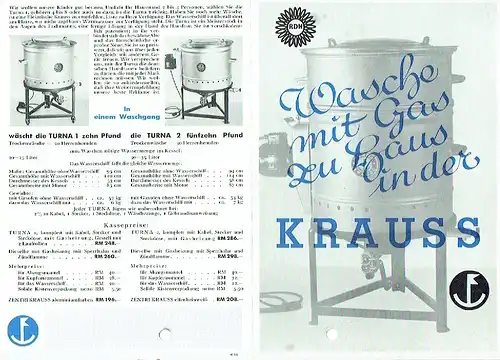 Askania Gas-Warmwasser-Bereiter
 Nr. 409 Mai 1935. 