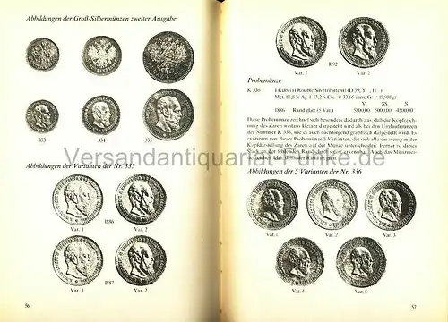Reinhold Kaim: Die Münzen des Zaren Alexander III. 1881-1894
 Russland-Serie-Spezial, Band III. 