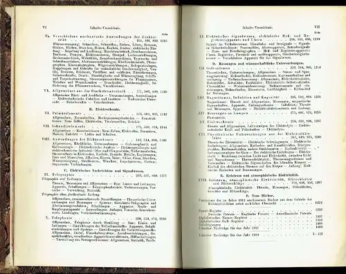 Fortschritte der Elektrotechnik
 Vierteljährliche Berichte über die neueren Erscheinungen auf dem Gesamtgebiete der angewandten Elektrizitätslehre mit Einschluß des elektrischen Nachrichten  und Signalwesens
 das Jahr.. 