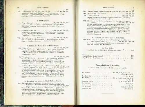 Vierteljährliche Berichte über die neueren Erscheinungen auf dem Gesamtgebiete der angewandten Elektrizitätslehre mit Einschluß des elektrischen Nachrichten- und Signalwesens
 Fortschritte der Elektrotechnik. 