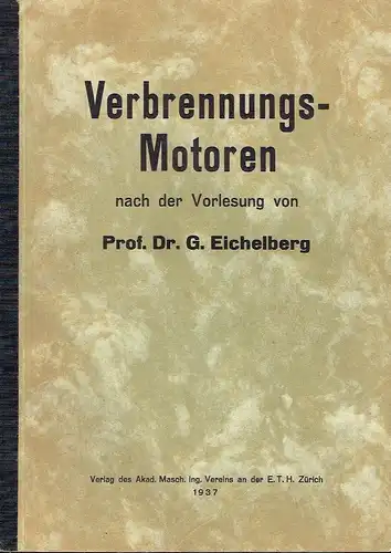 Prof. Dr. Gustav Eichelberg: Verbrennungsmotoren
 nach der Vorlesung. 