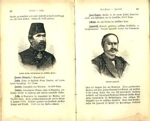 Russisch-Türkisches Illustrirtes Kriegs-Lexikon
 Persönlichkeiten, Länder- und Völkerkunde, Heer und Flotte, Städte, Festungen, Gebirge, Flüsse, Seen und Häfen im Gebiete des Russisch-Türkischen Kriegsschauplatzes, nebst einer Chronologischen...