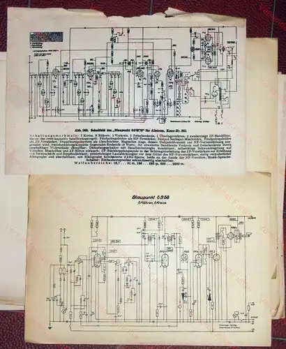 Rundfunk-Schaltbilder aller Industrie-Empfänger
 Abgleich-Vorschriften und Trimmerpläne
 Blaupunkt (mit vereinzelt baugleichen Nordmark / Hagenuk) sowie AEG (mit vereinzelt baugleichen Siemens und Telefunken) der Baujahre 1928/29 bis 1940/41. 