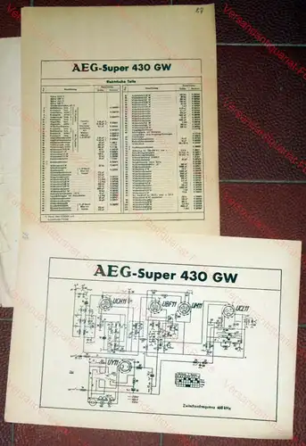 Rundfunk-Schaltbilder aller Industrie-Empfänger
 Abgleich-Vorschriften und Trimmerpläne
 Blaupunkt (mit vereinzelt baugleichen Nordmark / Hagenuk) sowie AEG (mit vereinzelt baugleichen Siemens und Telefunken) der Baujahre 1928/29 bis 1940/41. 