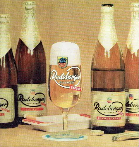 DEWAG Werbung Dresden: Radeberger Pilsner Export. 