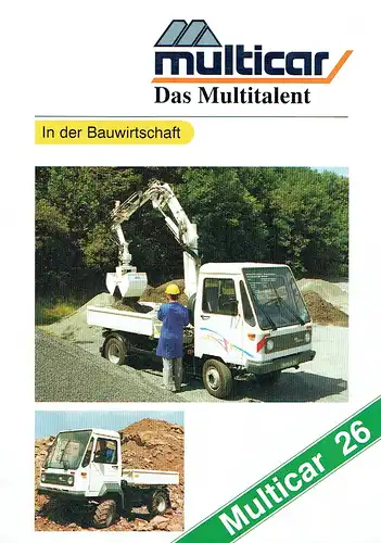 MULTICAR 26 - Das Multitalent in der Bauwirtschaft. 