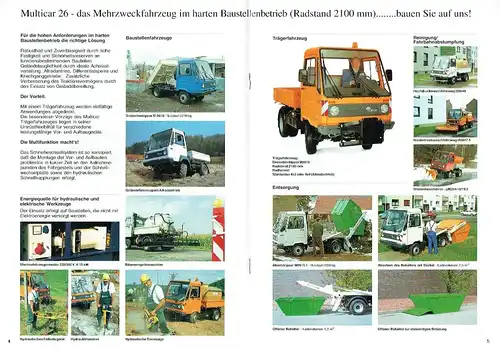 MULTICAR 26 - Das Multitalent in der Bauwirtschaft. 