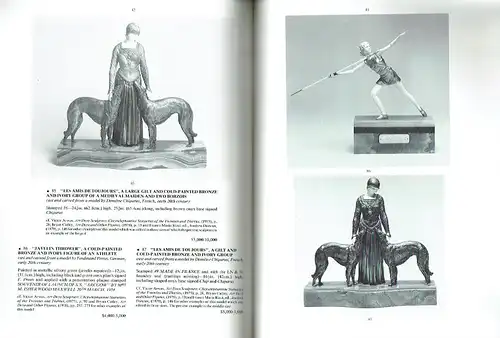 Art Nouveau, Art Deco and 19th Century Sculpture
 Auction Catalog. 