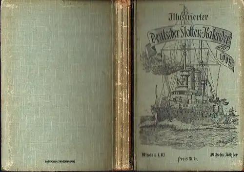 Illustrierter Deutscher Flotten Kalender für 1905
 5. Jahrgang. 