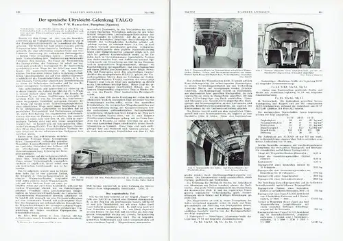 Glasers Annalen
 Zeitschrift für Verkehrstechnik und Maschinenbau
 Heft 5/1952. 
