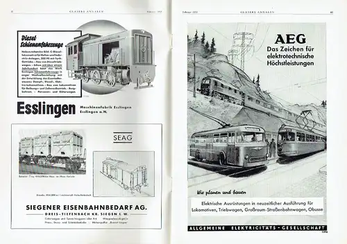 Glasers Annalen
 Zeitschrift für Verkehrstechnik und Maschinenbau. 