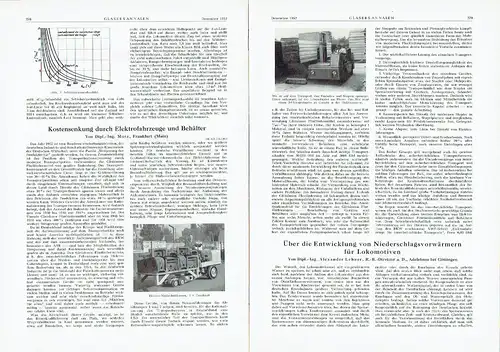 Glasers Annalen
 Zeitschrift für Verkehrstechnik und Maschinenbau
 Heft 12/1952. 