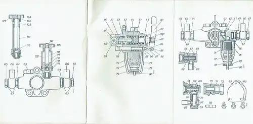 Ersatzteile für Schweröl-Förderpumpen FP/K 22 B (mit Vorreiniger und Handantrieb)
 Prospekt. 