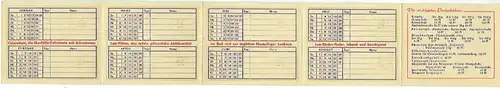 Geburtstags-Kalender 1954
 zum Eintragen von Gedenk- und Geburtstagen. 