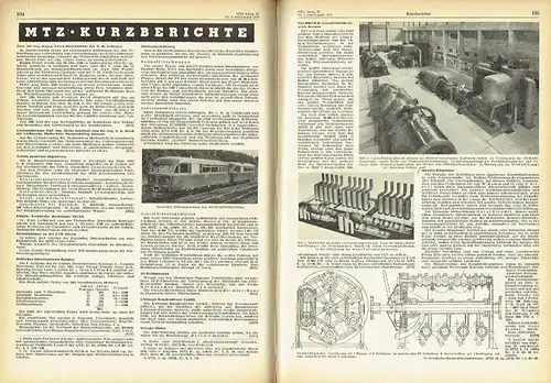 MTZ Motortechnische Zeitschrift
 Technisch-wissenschaftliche Zeitschrift für das Gesamtgebiet des Verbrennungsmotors und der Gasturbine
 11. Jahrgang (6 Hefte komplett). 