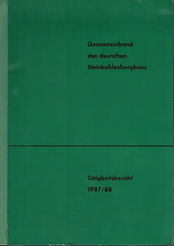 Tätigkeitsbericht 1987/88. 
