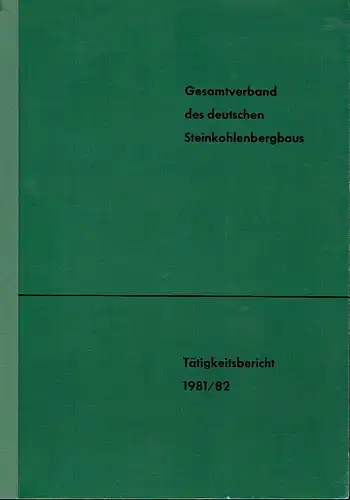 Tätigkeitsbericht 1981/82. 