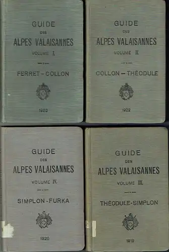 Marcel Kurz
 H. Dübi: Guide des Alpes Valaisannes
 Vol. 1-4 und 3b. 