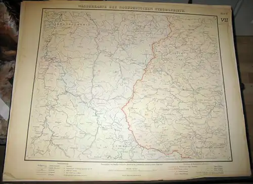 Wasserkarte der Norddeutschen Stromgebiete
 Blatt 27. 