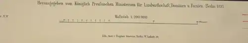Wasserkarte der Norddeutschen Stromgebiete
 Blatt 19 / 19a. 