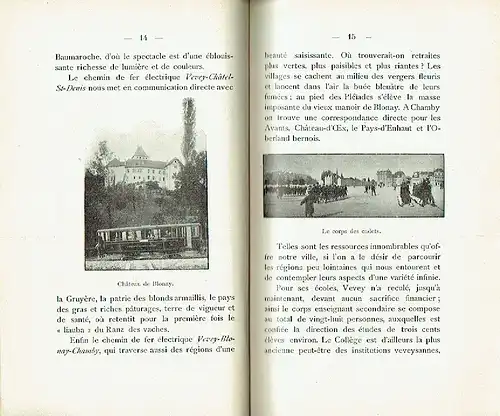 se célébrant à Vevey ... aoùt 1905
 Livret Officiel de la Fête des Vignerons. 