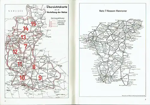 Ausgabe Juli 1963
 Immer startklar mit Netz- und Bezirkskarten der DB. 