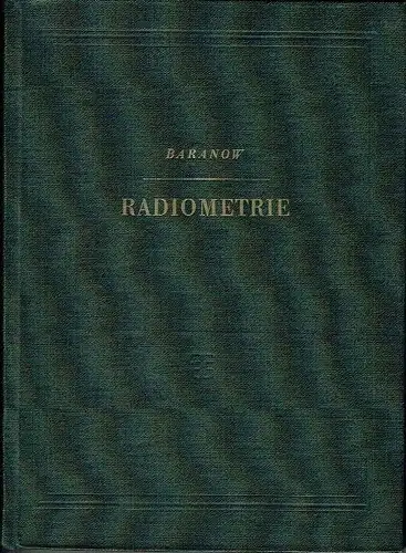 W. I. Baranow: Radiometrie. 
