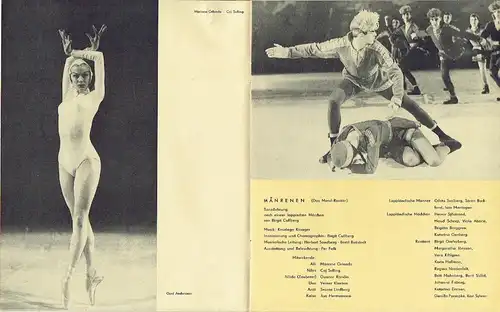 Ballett der Königlichen Oper Stockholm
 Gastspiel in der Deutschen Demokratischen Republik 1960. 