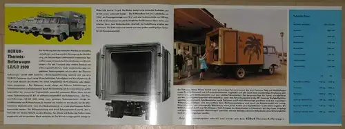 LO / LD 2500 - Das Spezialfahrzeug für den Frischdienst
 Robur-Thermos-Kofferwagen LO/LD 2500. 