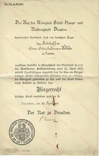 3 verschiedene Urkunden eines Postschaffners aus den Jahren 1908 bis 1912. 