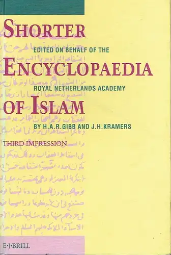 Shorter Encyclopaedia of Islam. 