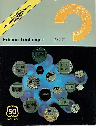 Uhren Rundschau / Revue de la montre
 Edition Technique, Heft 9. 