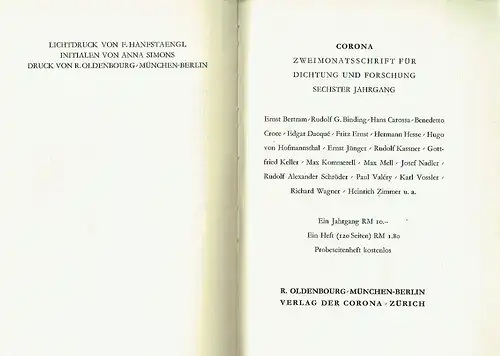 Jean Strohl: Lorenz Oken und Georg Büchner
 Zwei Gestalten aus der Übergangszeit von Naturphilosophie zu Naturwissenschaft. 