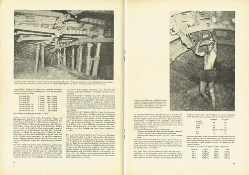 Die sozialistische Rekonstruktion
 Informationen für Steinkohlenbergbau
 Konvolut von 14 Heften. 