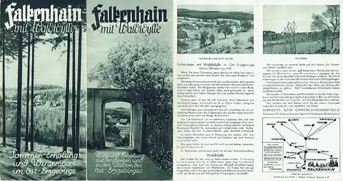 Falkenhain Waldidylle
 Ruhe und Erholung auf den Bergen und in den Wäldern des Ost-Erzgebirges. 
