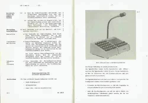 Fernsprechvorschrift - Rangierfunk 
 Gültig ab 1. Mai 1979, Ausgabe 1981. 